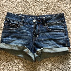High waisted  jean shorts